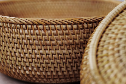 Handmade Rattan Baskets | 3 Piece Set