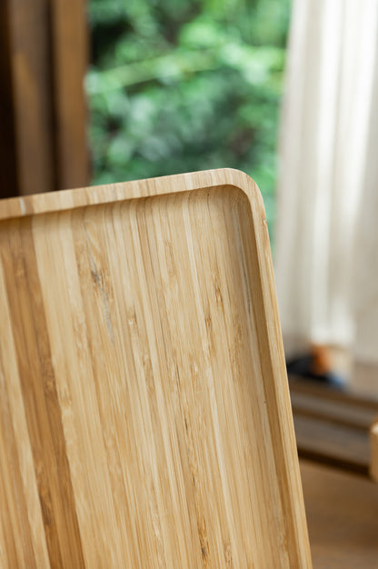 Bamboo Serving Tray (Handmade, Sustainable & Durable)