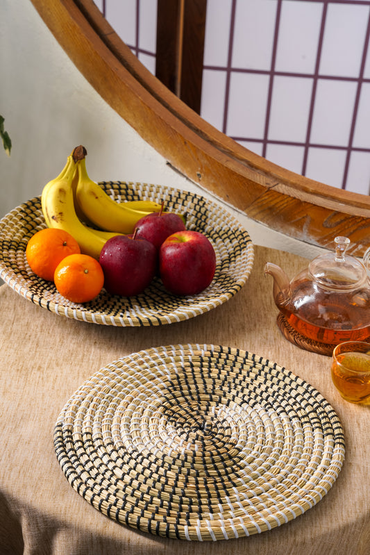 Hand Woven Decorative Rattan Trivet