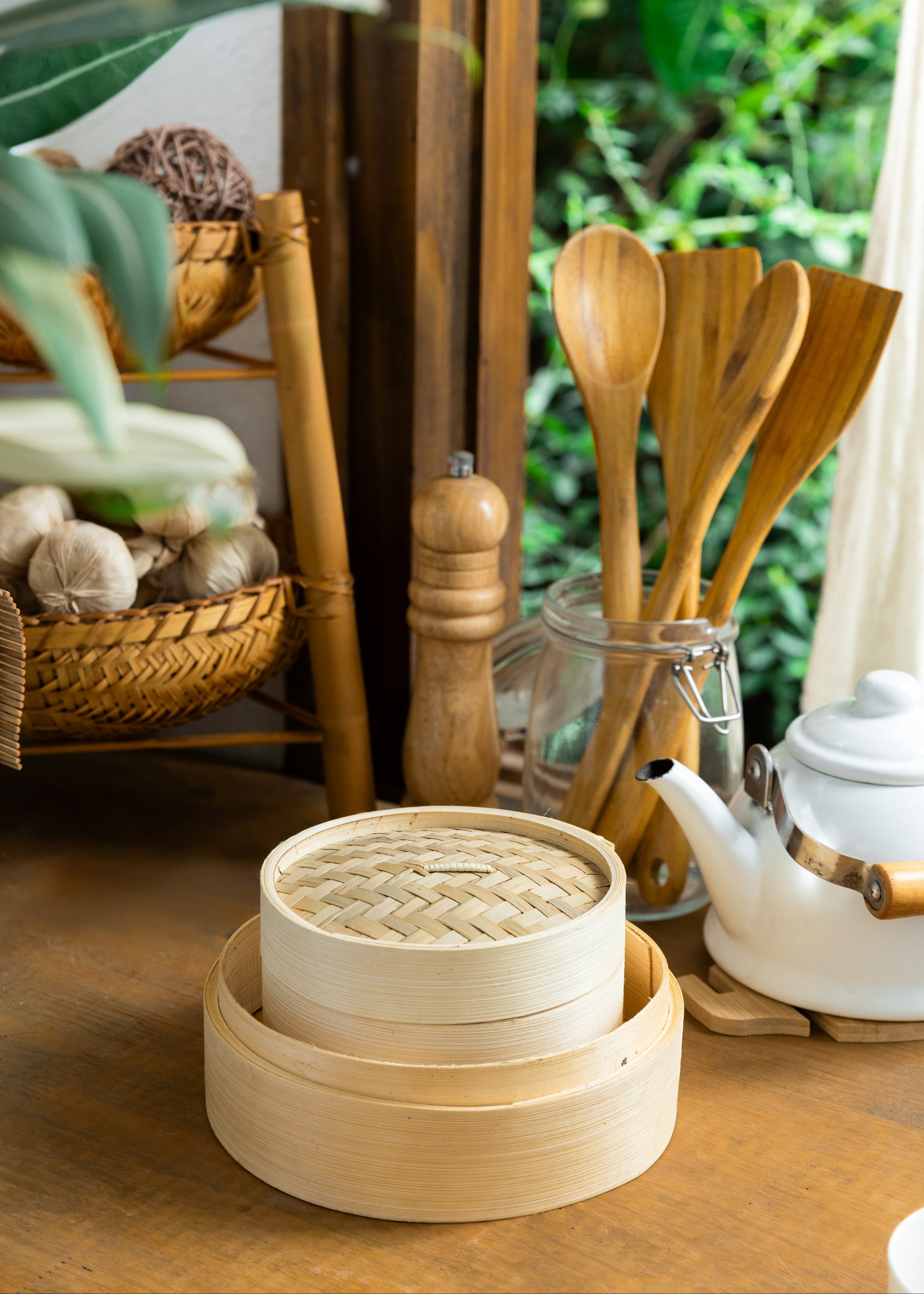 Bamboo Steam Basket 6