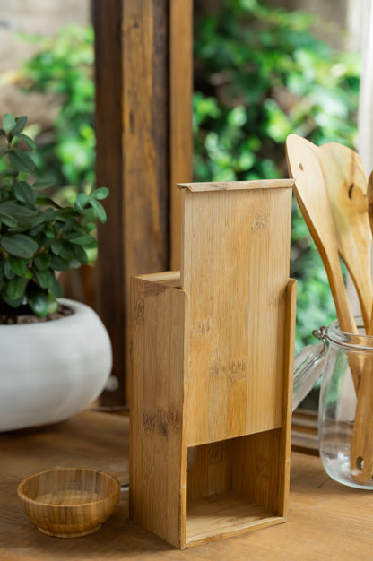 Bamboo Tissue Box Cover - Natural, Handmade, Sustainable
