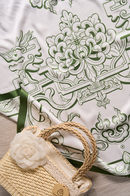 Chiffon Flower Handbag