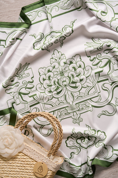 Chiffon Flower Handbag