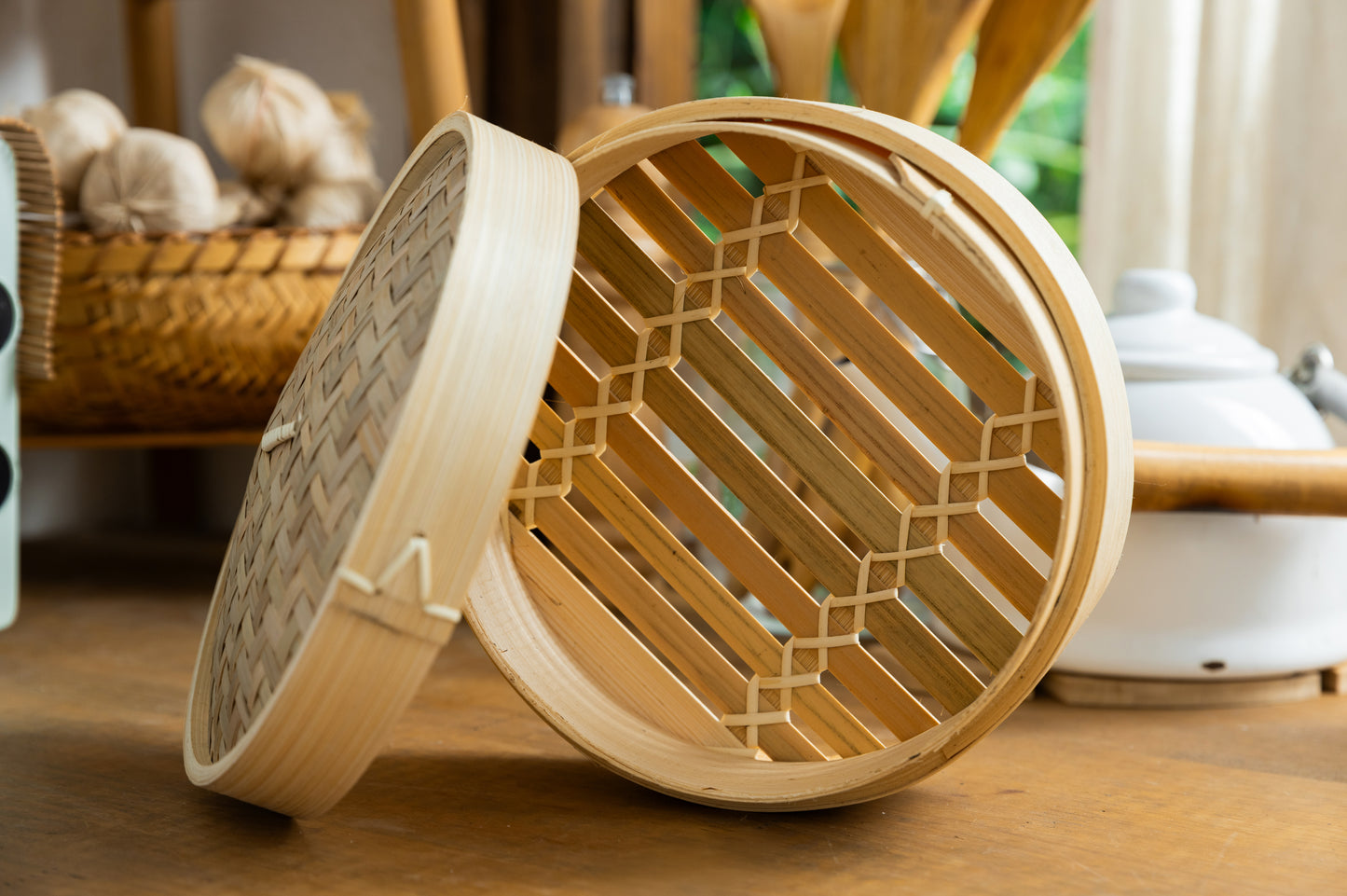 Bamboo Steam Basket 6