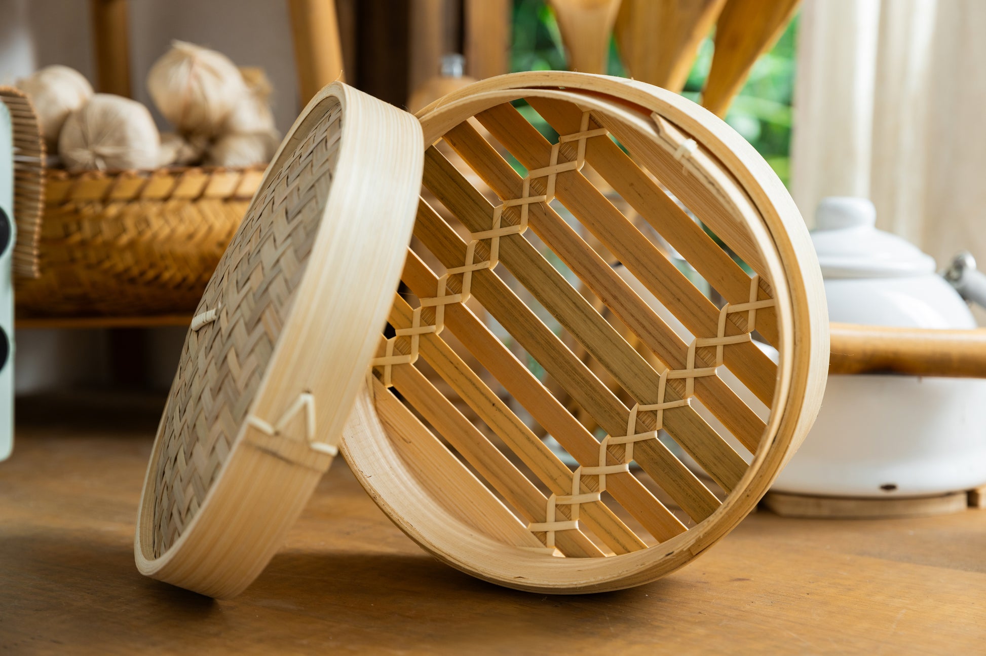 Bamboo Steam Basket 6