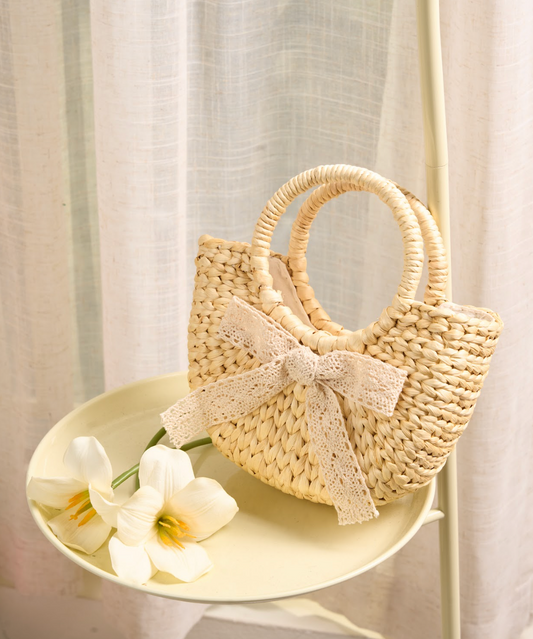 Lace Bow HandBag
