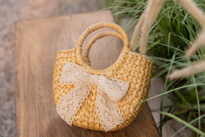 Lace Bow HandBag