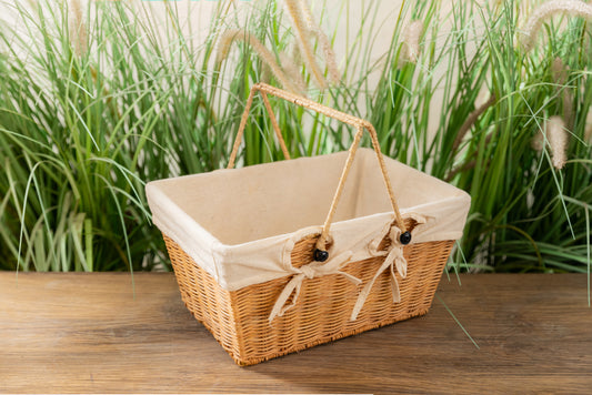 Handmade Decorative Picnic Basket.