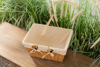 Handmade Decorative Picnic Basket.